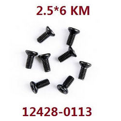 Shcong Wltoys 12423 12428 RC Car accessories list spare parts screws 2.5*6 KM (0113)
