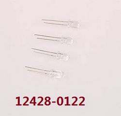 Shcong Wltoys 12428 12427 12428-A 12427-A 12428-B 12427-B 12428-C 12427-C RC Car accessories list spare parts LED lights (0122)