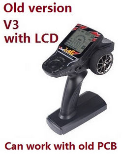 Shcong Wltoys 12423 12428 RC Car accessories list spare parts transmitter (V3 with LCD) Old version - Click Image to Close