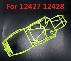 Shcong Wltoys 12428 12427 12428-A 12427-A 12428-B 12427-B 12428-C 12427-C RC Car accessories list spare parts roll cage frame set Green (For 12427 12428)