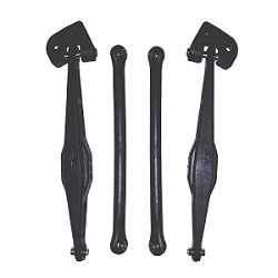 Shcong Wltoys 12428 12427 12428-A 12427-A 12428-B 12427-B 12428-C 12427-C RC Car accessories list spare parts rear swing arm and connect rod Black