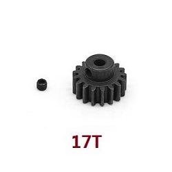 Shcong Wltoys 12428 12427 12428-A 12427-A 12428-B 12427-B 12428-C 12427-C RC Car accessories list spare parts 17T driven gear on the main motor (Metal) - Click Image to Close