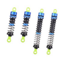 Shcong Wltoys 12428 12427 12428-A 12427-A 12428-B 12427-B 12428-C 12427-C RC Car accessories list spare parts front suspension and rear shock set (green head) - Click Image to Close