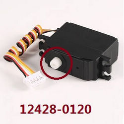 Shcong Wltoys 12423 12428 RC Car accessories list spare parts SERVO (0120) - Click Image to Close