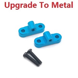 Shcong Wltoys 12428 12427 12428-A 12427-A 12428-B 12427-B 12428-C 12427-C RC Car accessories list spare parts left and right after the bridge lever positioning piece (Metal) Blue - Click Image to Close