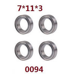 Shcong Wltoys 12429 RC Car accessories list spare parts bearing 7*11*3 (0094)