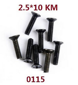 Shcong Wltoys 12429 RC Car accessories list spare parts screws 2.5*10 KM (0115) - Click Image to Close