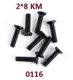 Shcong Wltoys 12429 RC Car accessories list spare parts screws 2*8 KM (0116)