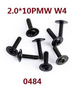 Shcong Wltoys 12429 RC Car accessories list spare parts screws 2.0*10 PMW W4 (0484) - Click Image to Close