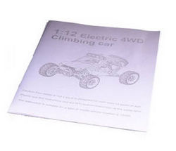 Shcong Wltoys 12429 RC Car accessories list spare parts English manual book