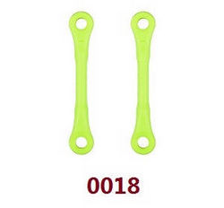 Shcong Wltoys 12429 RC Car accessories list spare parts SERVO connect rod (0018 Green)