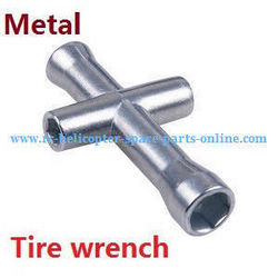 Shcong Wltoys 12429 RC Car accessories list spare parts tire wrench (metal) - Click Image to Close