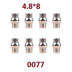 Shcong Wltoys 12628 RC Car accessories list spare parts ball head 4.8*8 (0077)