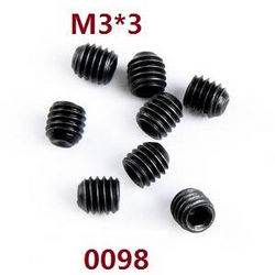 Shcong Wltoys 12628 RC Car accessories list spare parts screws M3*3 (0098)