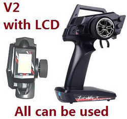 Shcong Wltoys 12628 RC Car accessories list spare parts transmitter (V2 with LCD) all can be used