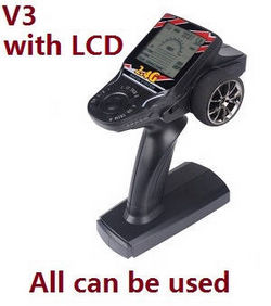 Shcong Wltoys 12628 RC Car accessories list spare parts transmitter (V3 with LCD) all can be used - Click Image to Close