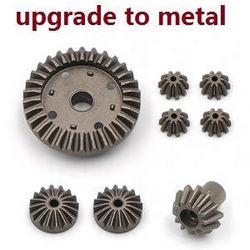 Shcong Wltoys 12628 RC Car accessories list spare parts differential planet and driven gears set (Metal 8pcs) - Click Image to Close