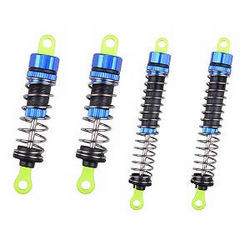Shcong Wltoys 12628 RC Car accessories list spare parts front suspension and rear shock set (Green head) - Click Image to Close