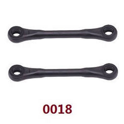 Shcong Wltoys 12628 RC Car accessories list spare parts SERVO connect rod (0018 Black)