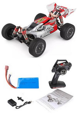 Shcong Wltoys 144001 RC Car with 1 battery RTR Red