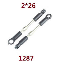 Shcong Wltoys XK 144010 RC Car accessories list spare parts steering rod 1287 - Click Image to Close