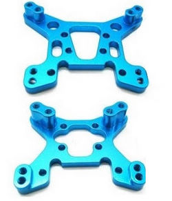 Shcong Wltoys 144001 RC Car accessories list spare parts shock absorber plate (Blue) - Click Image to Close