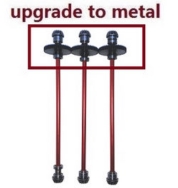 Shcong Wltoys 144001 RC Car accessories list spare parts main drving shaft with reduction gear and active gears (Assembled) upgrade to metal gear 3pcs