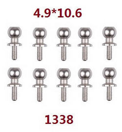 Shcong Wltoys XK 144010 RC Car accessories list spare parts ball head screws 4.9*10.6 1338 - Click Image to Close