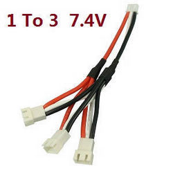 Shcong Wltoys 144001 RC Car accessories list spare parts 1 to 3 charger wire 7.4V - Click Image to Close
