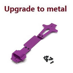 Shcong Wltoys 144002 RC Car accessories list spare parts second floor board Metal Purple - Click Image to Close