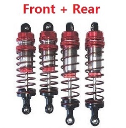 Shcong Wltoys 144001 RC Car accessories list spare parts adjustable shockproof (Front +Rear) Red