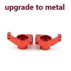 Shcong Wltoys 144001 RC Car accessories list spare parts rear wheel seat (Metal Red)