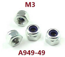 Shcong Wltoys XK 144002 RC Car accessories list spare parts M3 nuts A949-49 - Click Image to Close