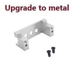 Shcong Wltoys 144001 RC Car accessories list spare parts upgrade to metal fixed set for the SERVO (Silver) - Click Image to Close