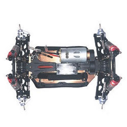 Shcong Wltoys XK 144002 RC Car accessories list spare parts front and rear drive module + bottom board with motor assembly