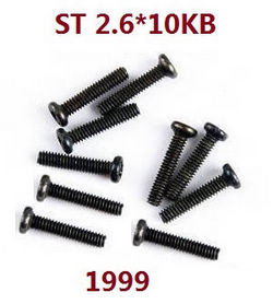 Shcong Wltoys XK 144002 RC Car accessories list spare parts screws set ST2.6*10KB 1999 - Click Image to Close