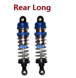 Shcong Wltoys XK 144002 RC Car accessories list spare parts shock absorber (Rear long) Blue - Click Image to Close