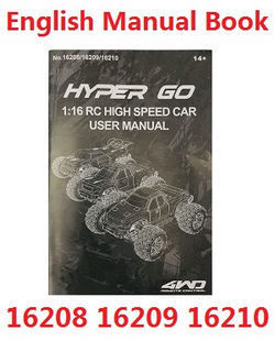 MJX Hyper Go 16208 16209 16210 English manual book