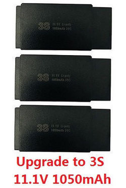 MJX Hyper Go 16207 16208 16209 16210 11.1V 1050mAh battery (3S) 3pcs - Click Image to Close