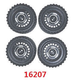 MJX Hyper Go 16207 tires 4pcs