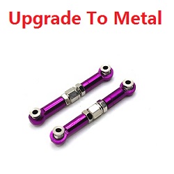 MJX Hyper Go 16207 16208 16209 16210 upgrade to metal steering connect buckle (Purple) - Click Image to Close