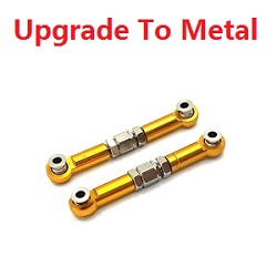 MJX Hyper Go H16 V1 V2 V3 H16H H16E H16P H16HV2 H16EV2 H16PV2 upgrade to metal steering connect buckle (Gold) - Click Image to Close