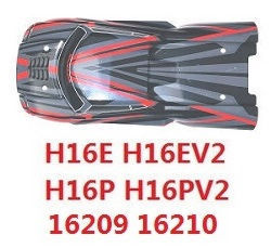 MJX Hyper Go 16209 16210 car shell (Red-Black) 1601F