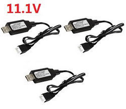 MJX Hyper Go 16207 16208 16209 16210 USB charger wire (3S 11.1V) 3pcs - Click Image to Close