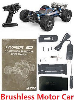 MJX Hyper Go 16207 Brushless Motor RC Car with 1 battery(3S) RTR