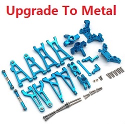 MJX Hyper Go 16207 16208 16209 16210 upgrade to metal 9-In-One parts group kit (Blue)