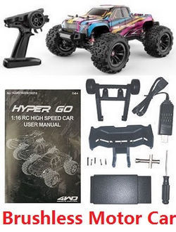 MJX Hyper Go 16209 Brushless Motor RC Car with 1 battery(2S) RTR