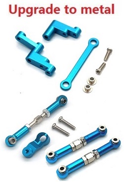 MJX Hyper Go 16207 16208 16209 16210 steering group upgrade to metal (Blue) - Click Image to Close