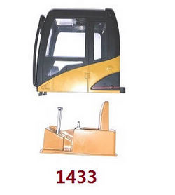 Shcong Wltoys WL XK WL-Model 16800 Excavator accessories list spare parts cab set