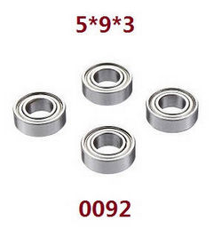 Shcong Wltoys WL XK WL-Model 16800 Excavator accessories list spare parts bearing 0092 5*9*3